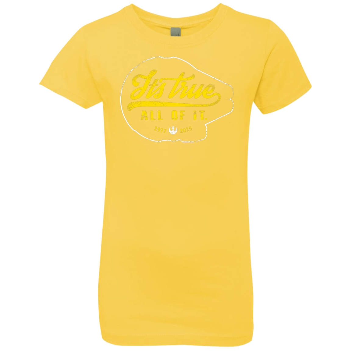 T-Shirts Vibrant Yellow / YXS Its True Girls Premium T-Shirt