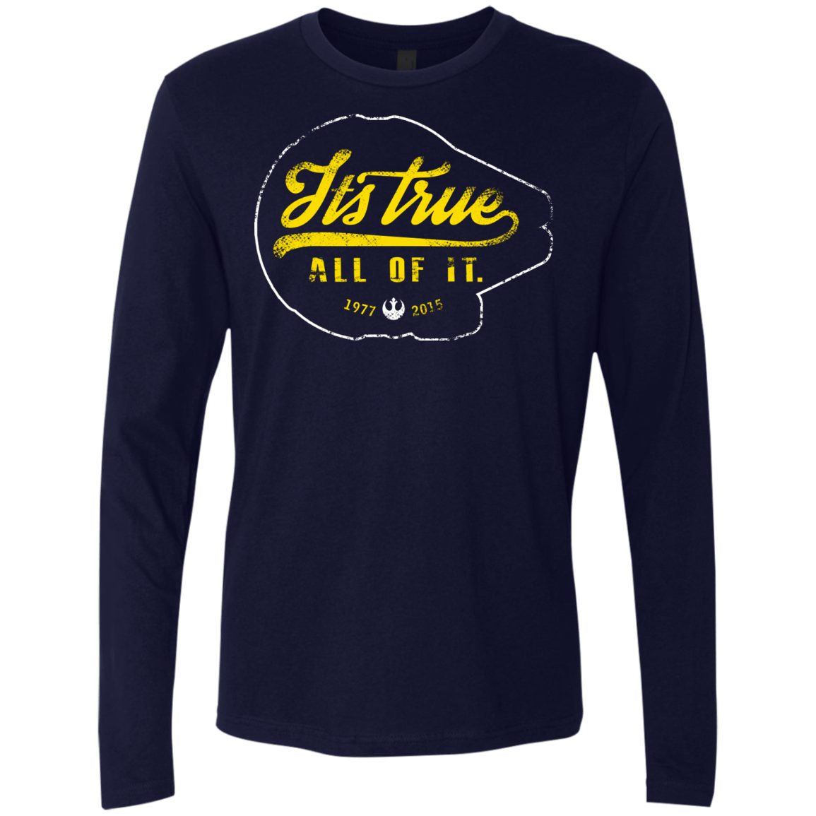 T-Shirts Midnight Navy / S Its True Men's Premium Long Sleeve
