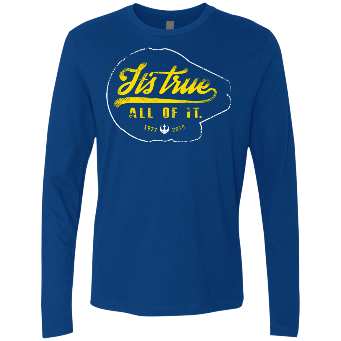 T-Shirts Royal / S Its True Men's Premium Long Sleeve
