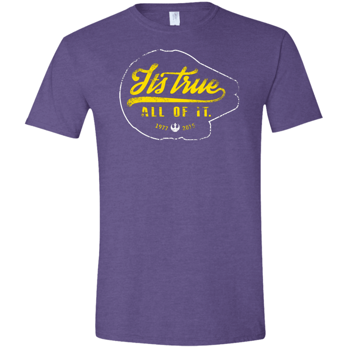 T-Shirts Heather Purple / S Its True Men's Semi-Fitted Softstyle