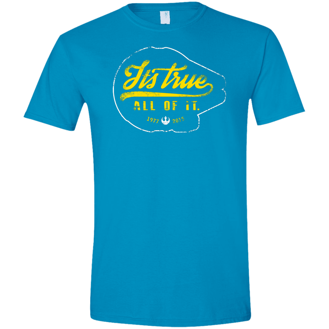 T-Shirts Sapphire / S Its True Men's Semi-Fitted Softstyle