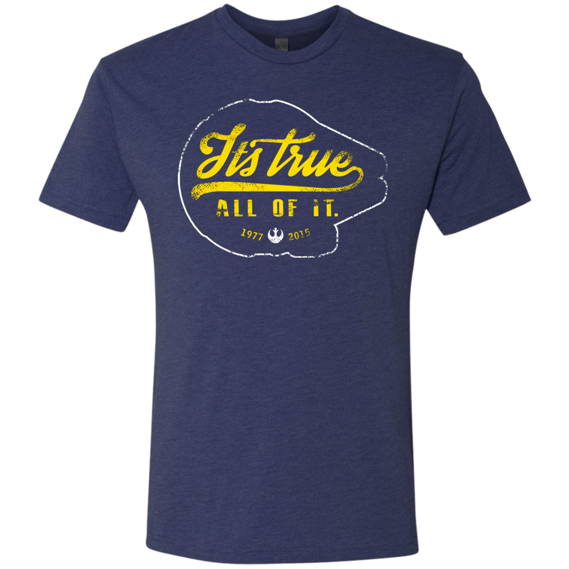 T-Shirts Vintage Navy / S Its True Men's Triblend T-Shirt