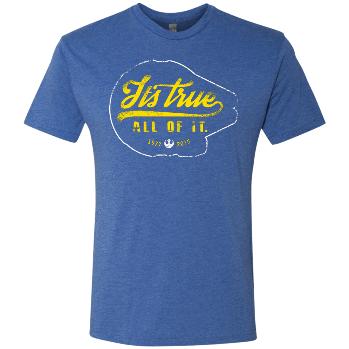 T-Shirts Vintage Royal / S Its True Men's Triblend T-Shirt