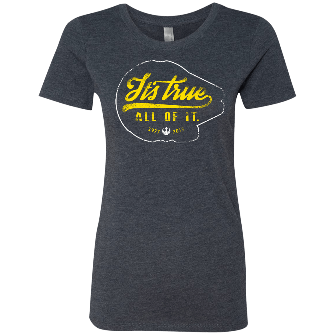 T-Shirts Vintage Navy / S Its True Women's Triblend T-Shirt
