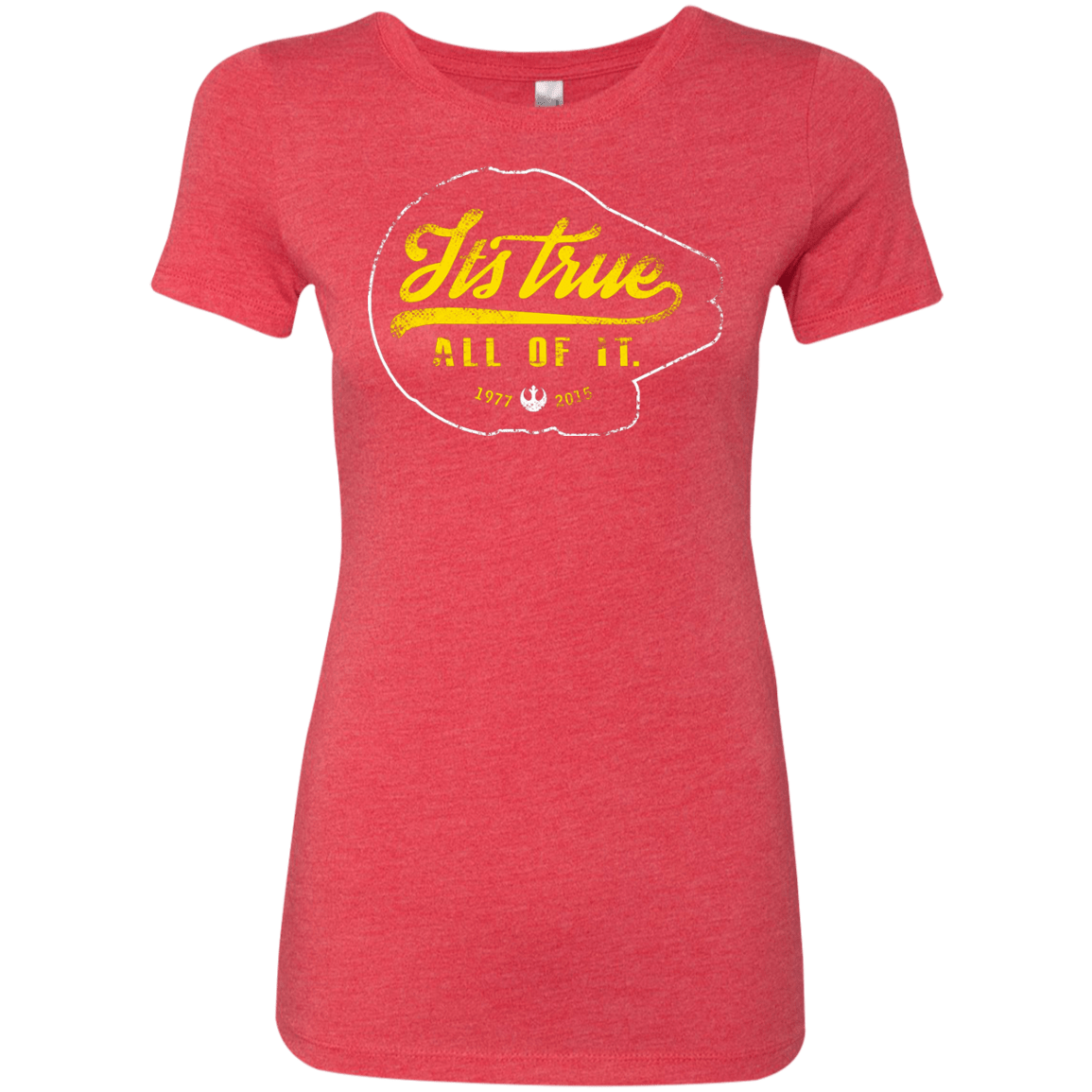 T-Shirts Vintage Red / S Its True Women's Triblend T-Shirt