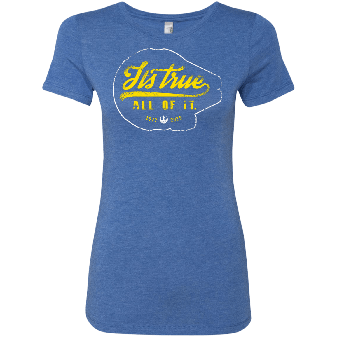 T-Shirts Vintage Royal / S Its True Women's Triblend T-Shirt