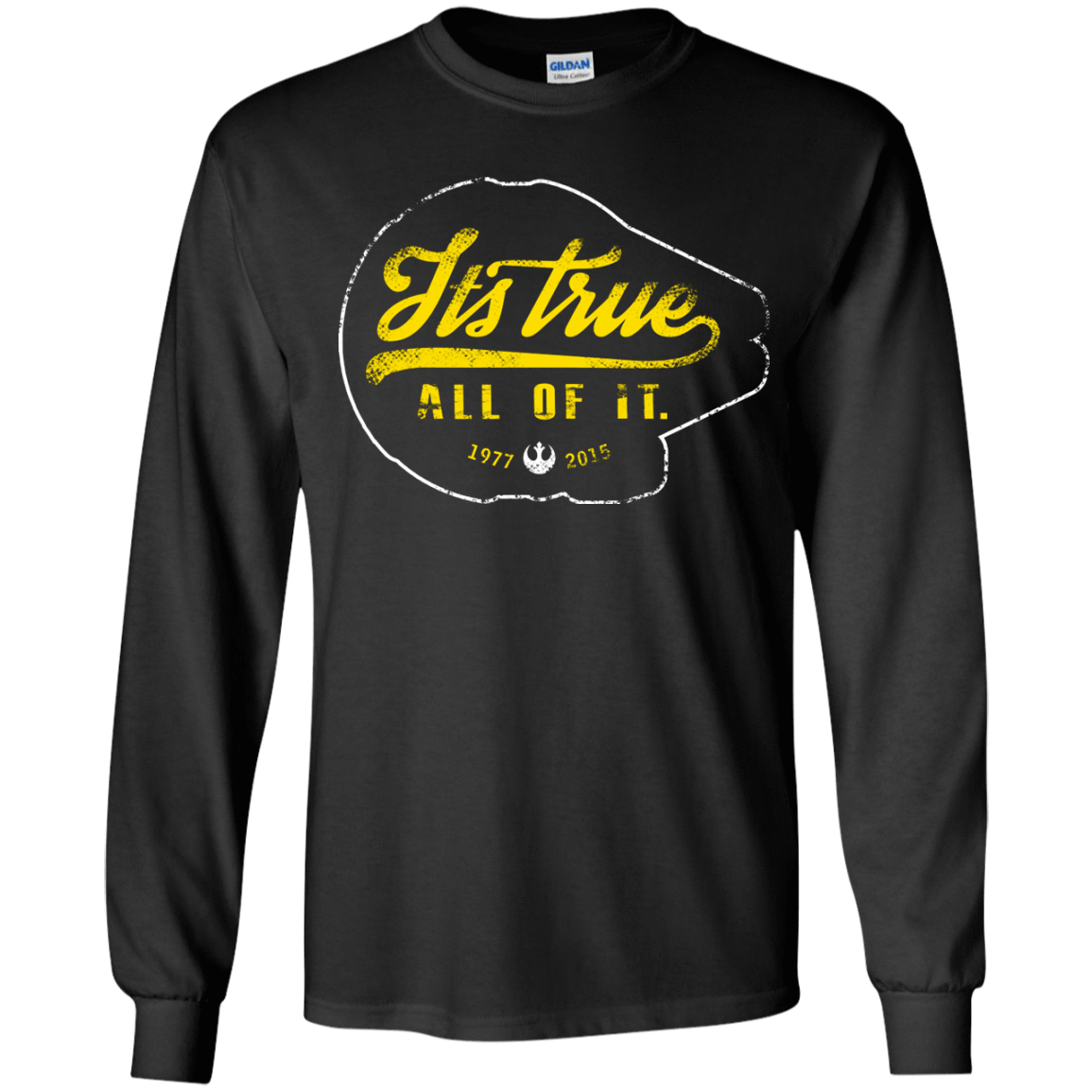 T-Shirts Black / YS Its True Youth Long Sleeve T-Shirt