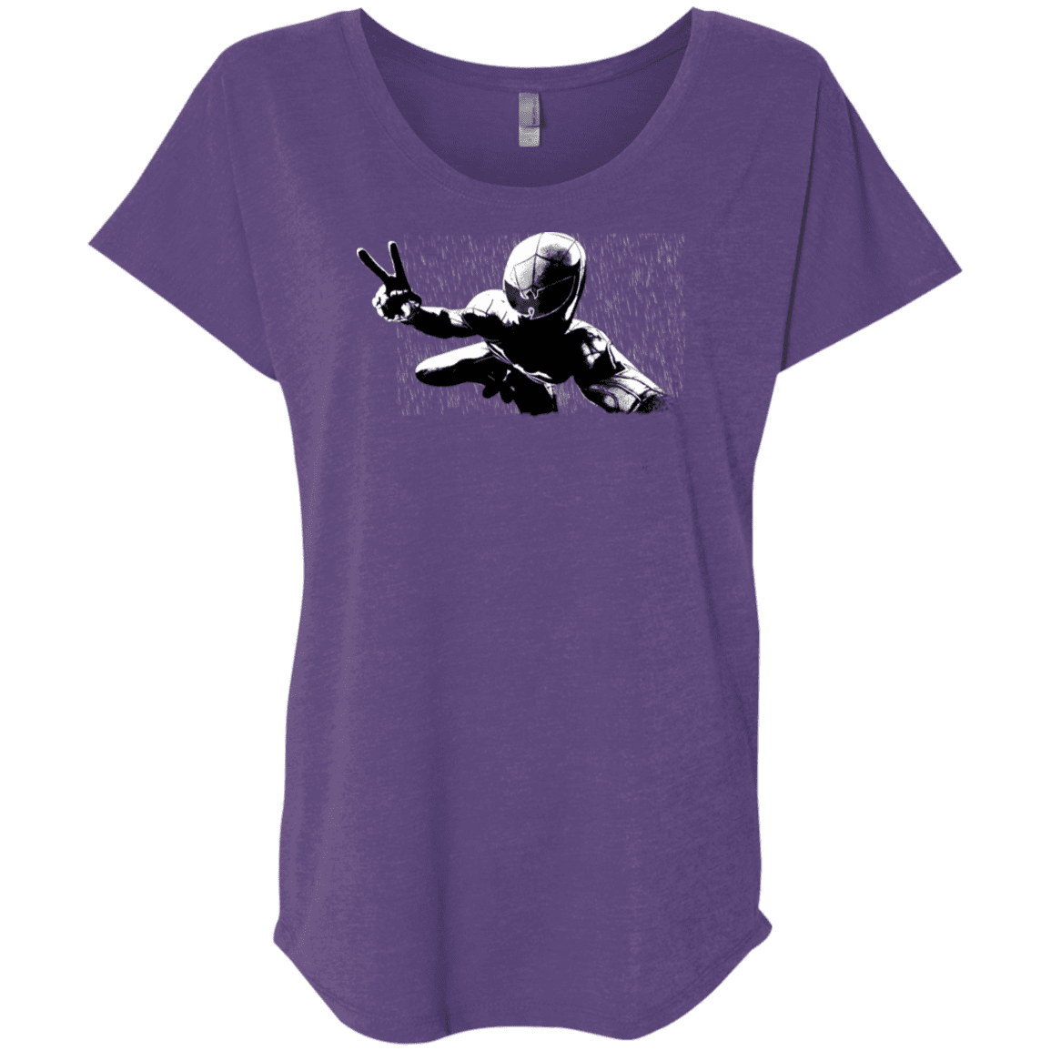 T-Shirts Purple Rush / X-Small Its Yourz Triblend Dolman Sleeve