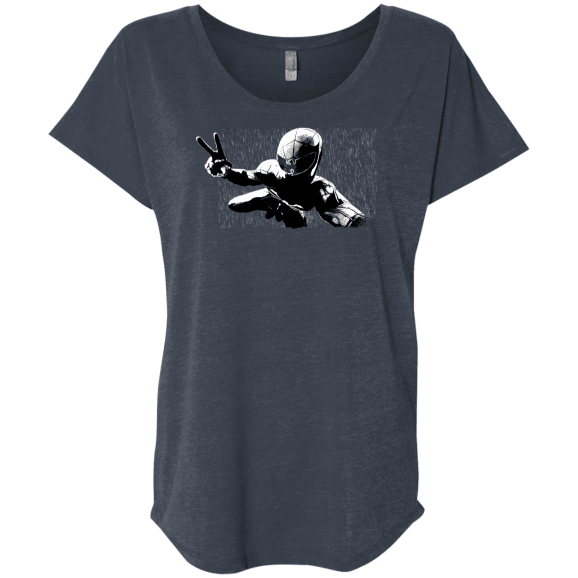 T-Shirts Vintage Navy / X-Small Its Yourz Triblend Dolman Sleeve