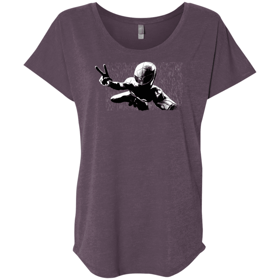 T-Shirts Vintage Purple / X-Small Its Yourz Triblend Dolman Sleeve