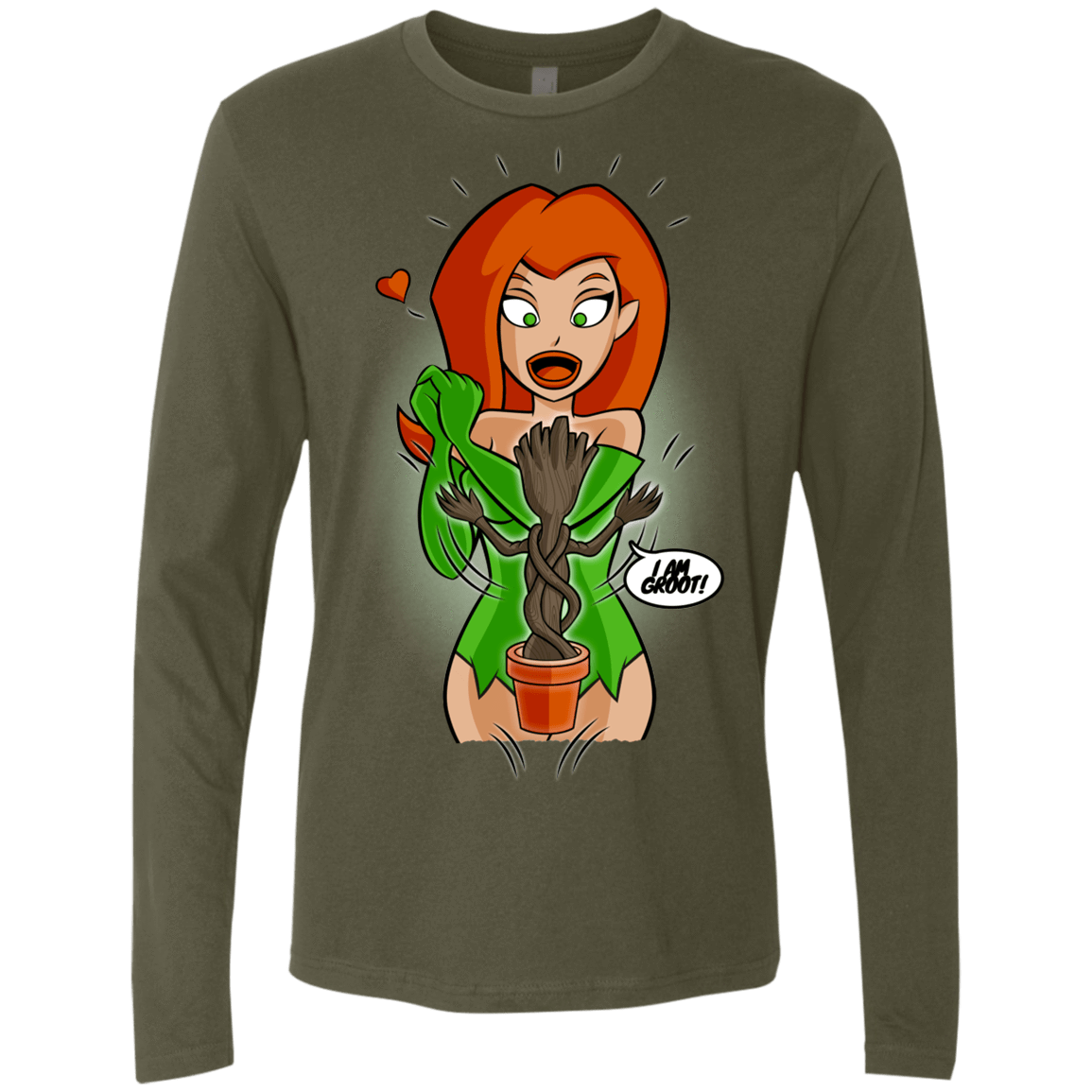 T-Shirts Military Green / S Ivy&Groot Men's Premium Long Sleeve