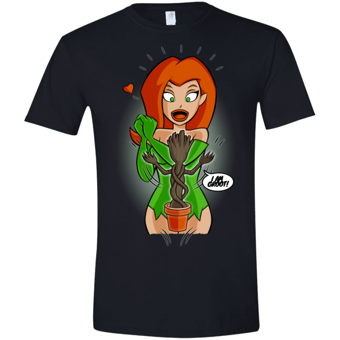 T-Shirts Black / X-Small Ivy&Groot Men's Semi-Fitted Softstyle