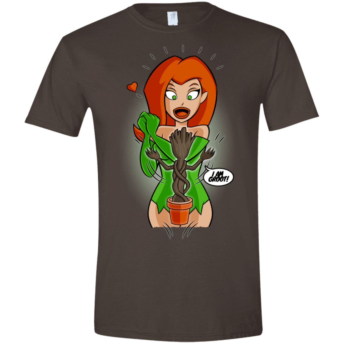 T-Shirts Dark Chocolate / S Ivy&Groot Men's Semi-Fitted Softstyle