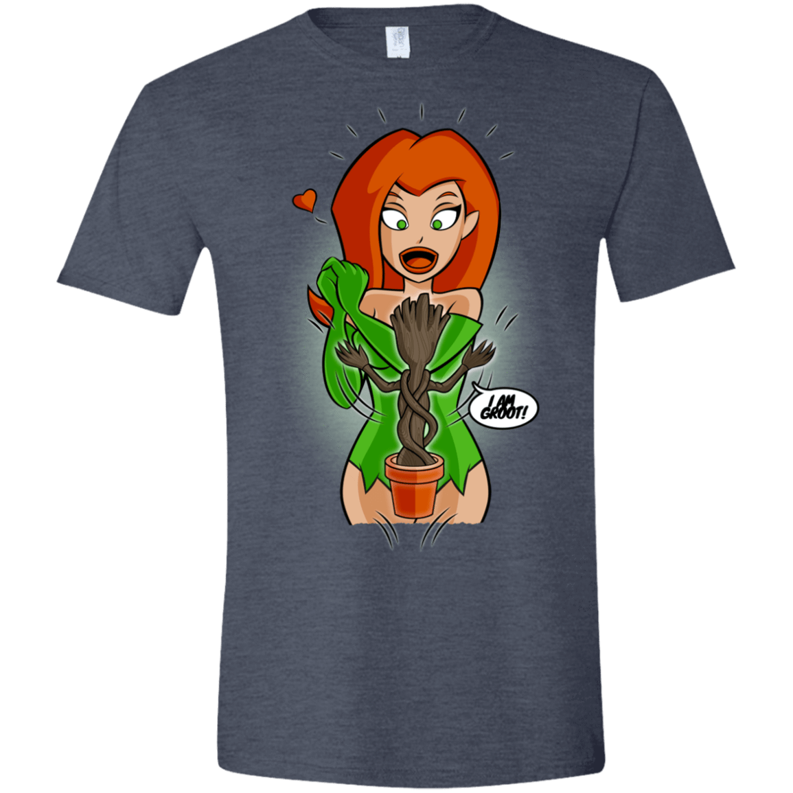 T-Shirts Heather Navy / S Ivy&Groot Men's Semi-Fitted Softstyle