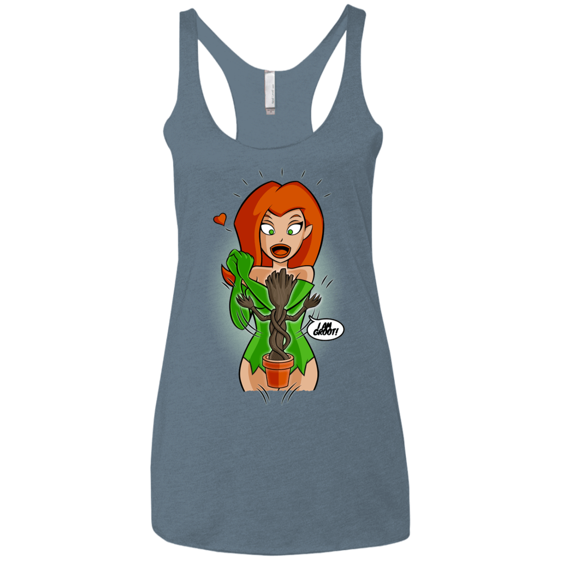 T-Shirts Indigo / X-Small Ivy&Groot Women's Triblend Racerback Tank