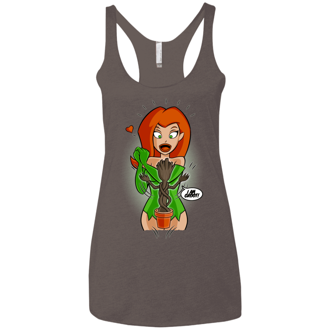 T-Shirts Macchiato / X-Small Ivy&Groot Women's Triblend Racerback Tank