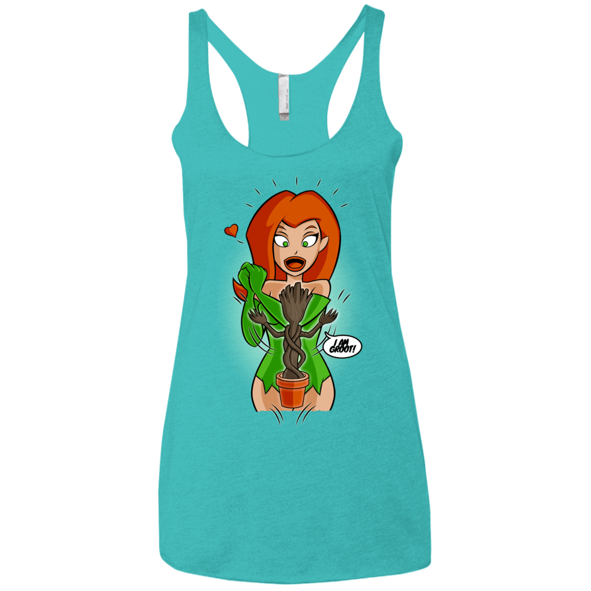 T-Shirts Tahiti Blue / X-Small Ivy&Groot Women's Triblend Racerback Tank