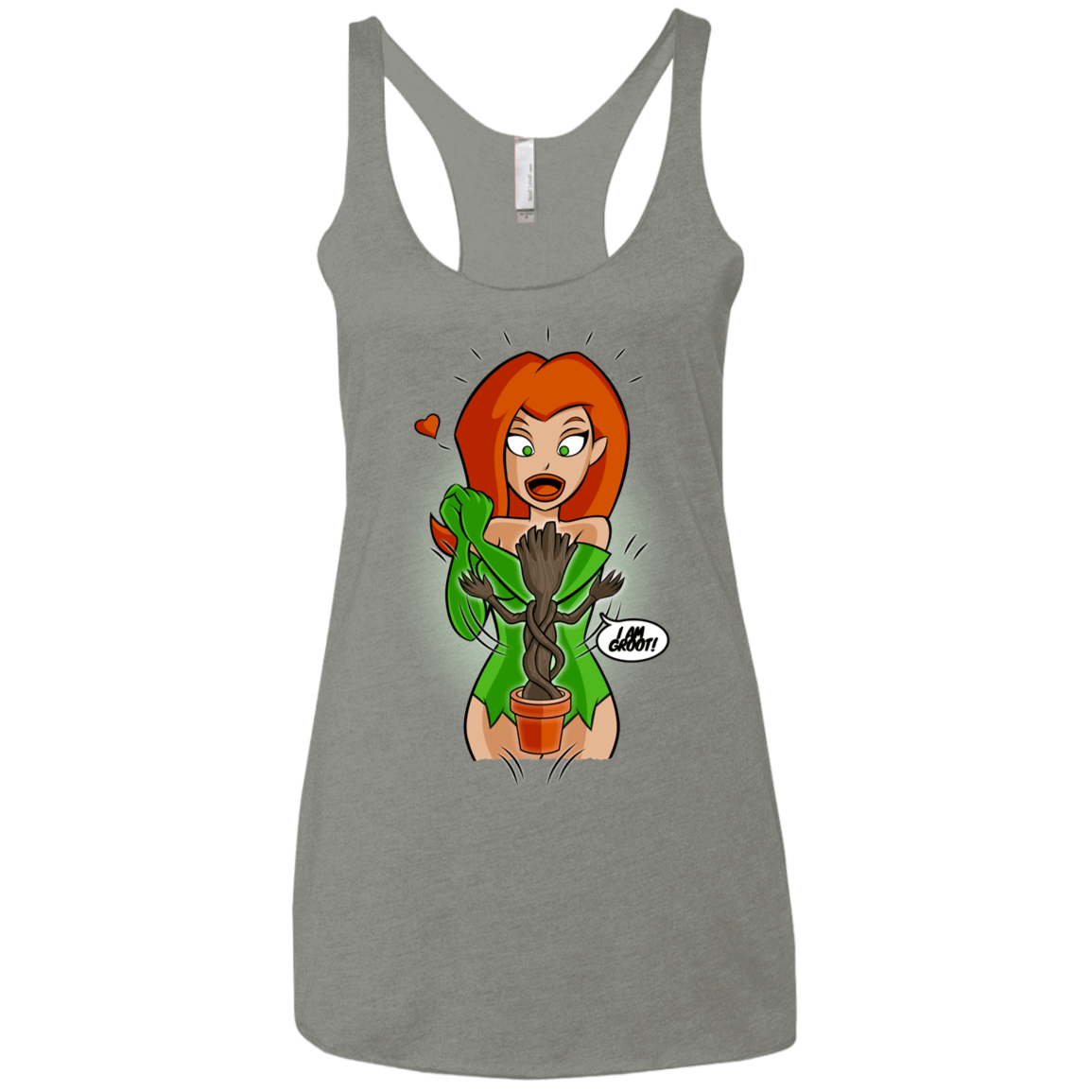 T-Shirts Venetian Grey / X-Small Ivy&Groot Women's Triblend Racerback Tank