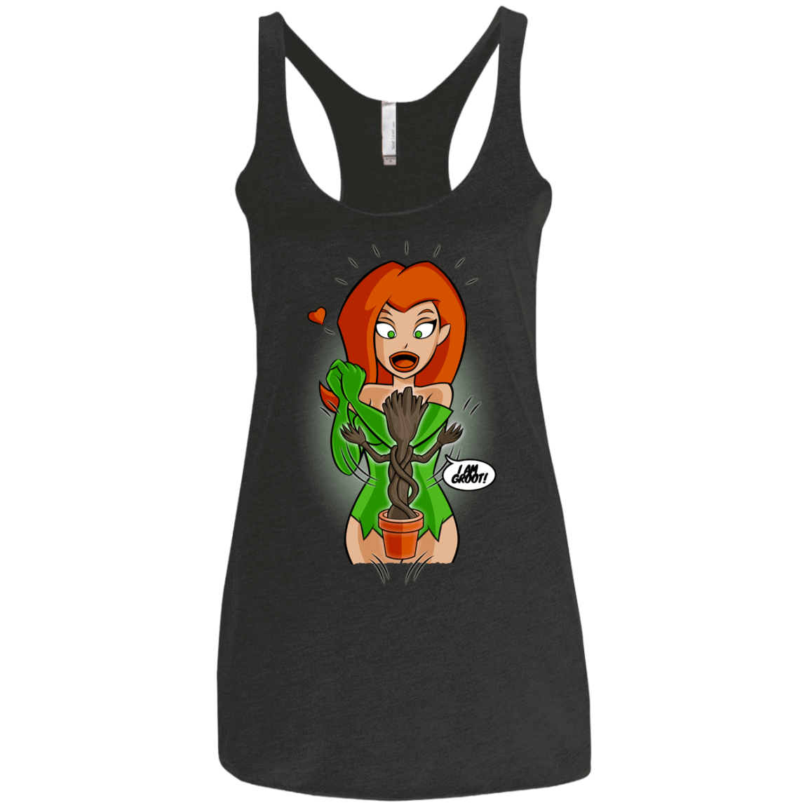 T-Shirts Vintage Black / X-Small Ivy&Groot Women's Triblend Racerback Tank