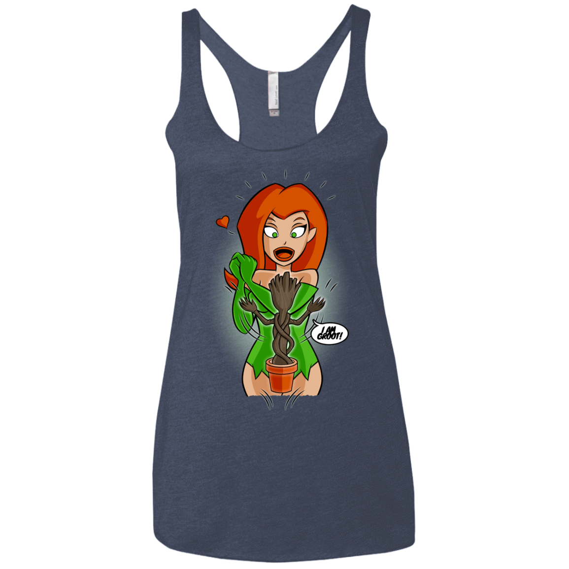 T-Shirts Vintage Navy / X-Small Ivy&Groot Women's Triblend Racerback Tank