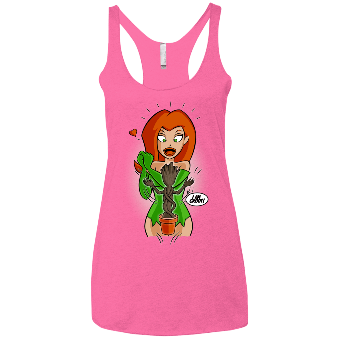 T-Shirts Vintage Pink / X-Small Ivy&Groot Women's Triblend Racerback Tank