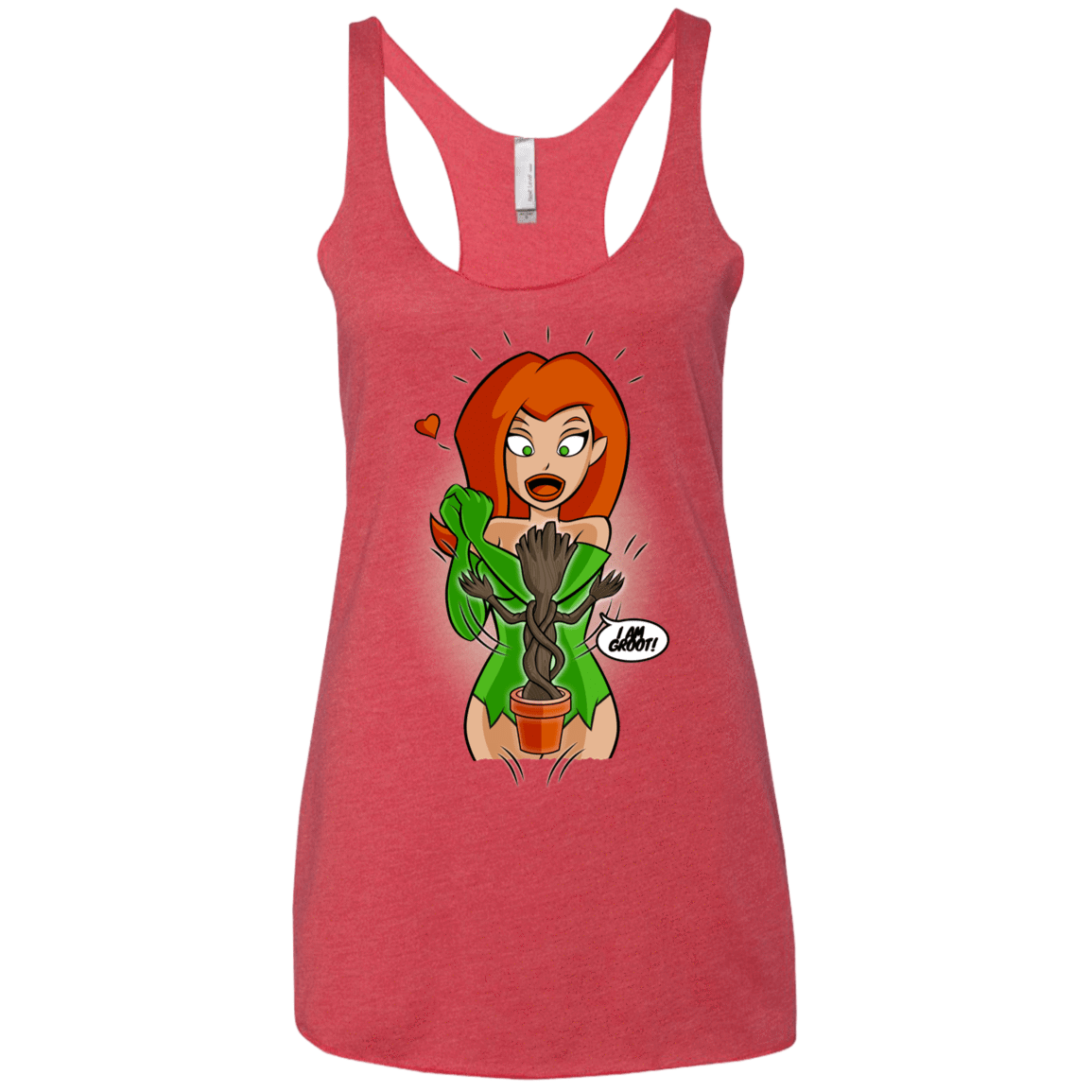 T-Shirts Vintage Red / X-Small Ivy&Groot Women's Triblend Racerback Tank