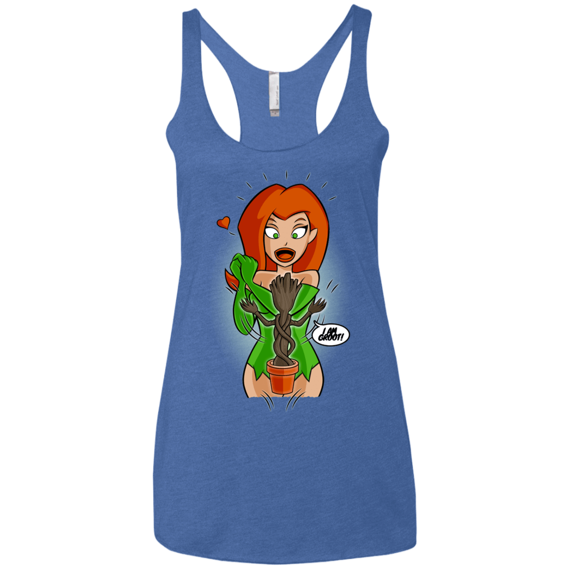 T-Shirts Vintage Royal / X-Small Ivy&Groot Women's Triblend Racerback Tank
