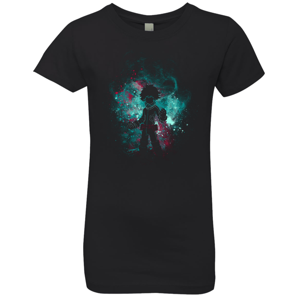 T-Shirts Black / YXS IZUKU ART Girls Premium T-Shirt
