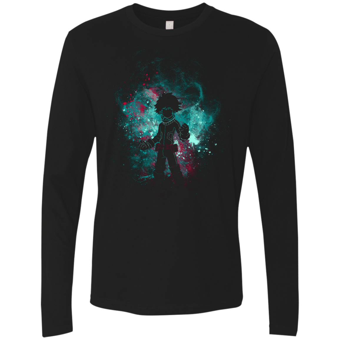 T-Shirts Black / Small IZUKU ART Men's Premium Long Sleeve