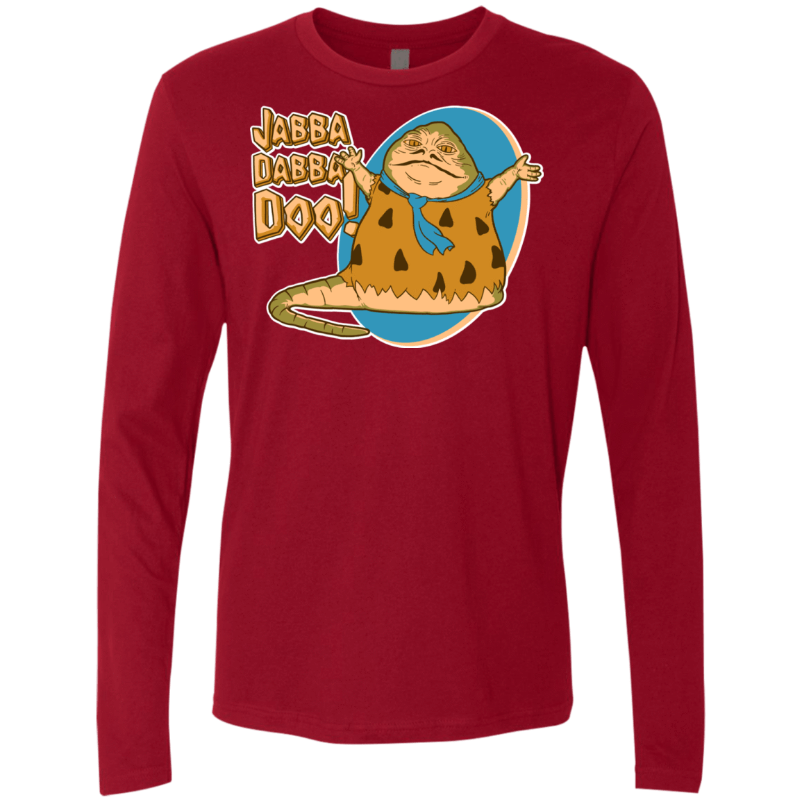 T-Shirts Cardinal / S Jabba Dabba Doo Men's Premium Long Sleeve