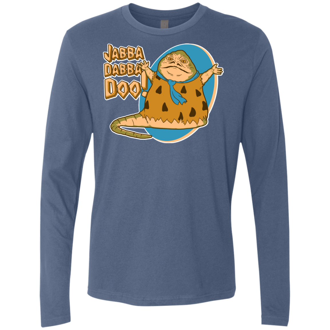 T-Shirts Indigo / S Jabba Dabba Doo Men's Premium Long Sleeve