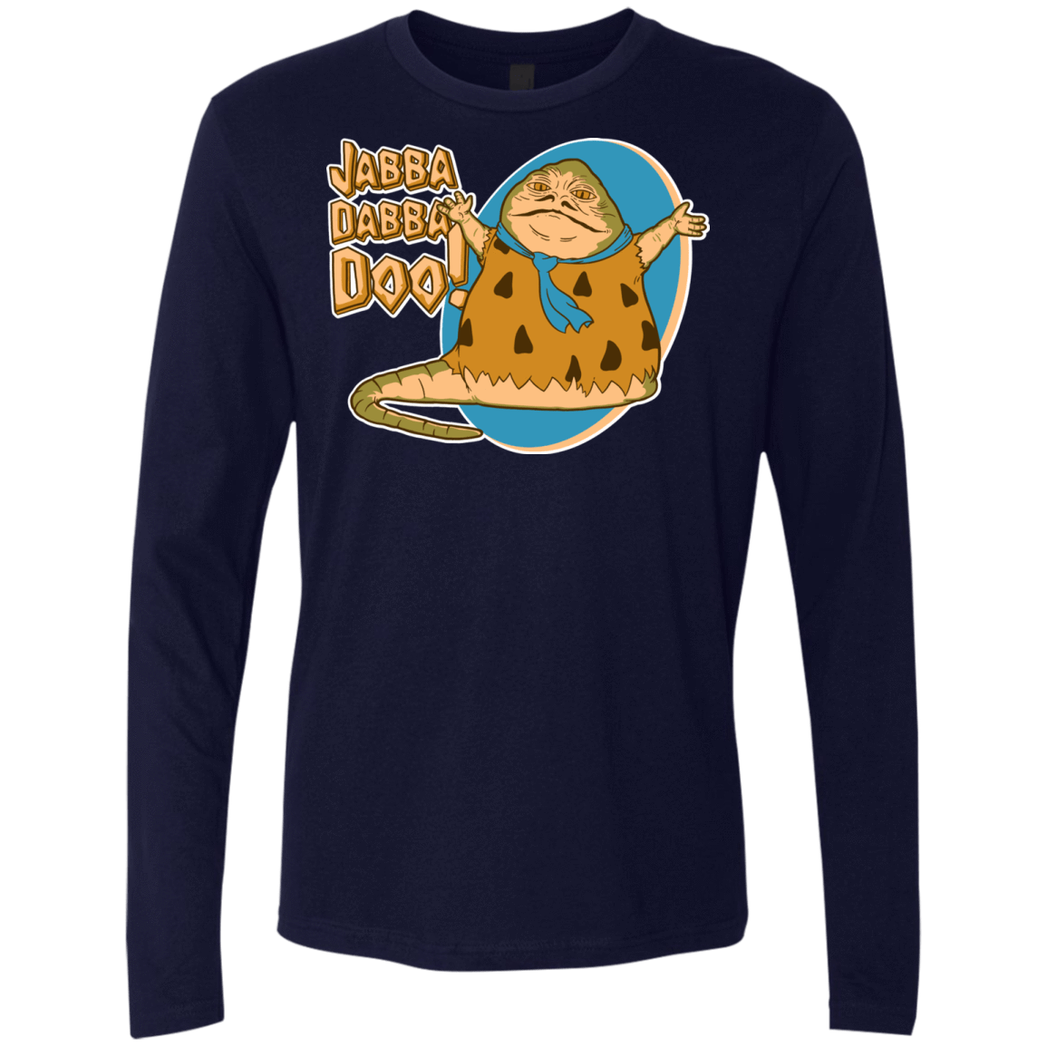 T-Shirts Midnight Navy / S Jabba Dabba Doo Men's Premium Long Sleeve
