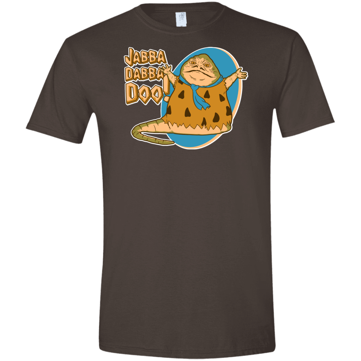 T-Shirts Dark Chocolate / S Jabba Dabba Doo Men's Semi-Fitted Softstyle