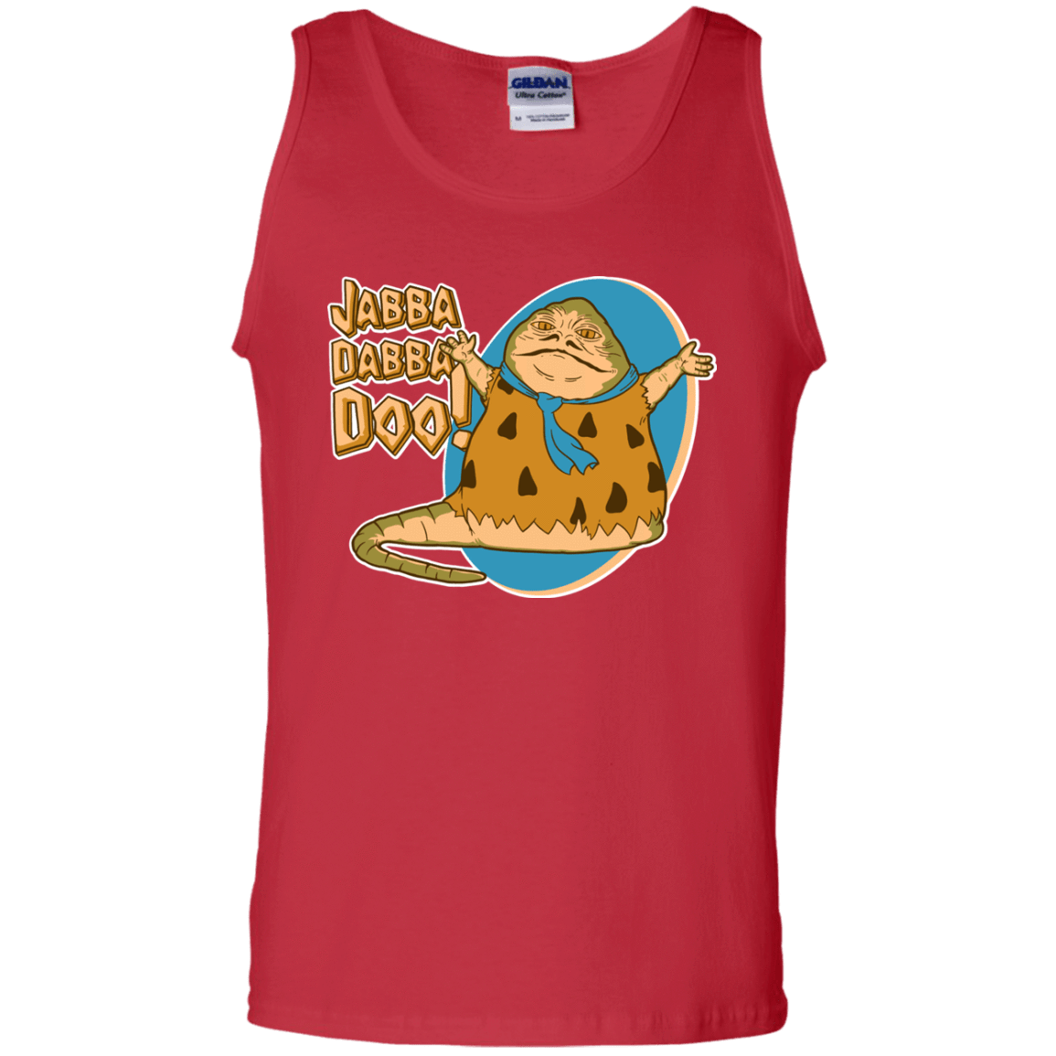 T-Shirts Red / S Jabba Dabba Doo Men's Tank Top