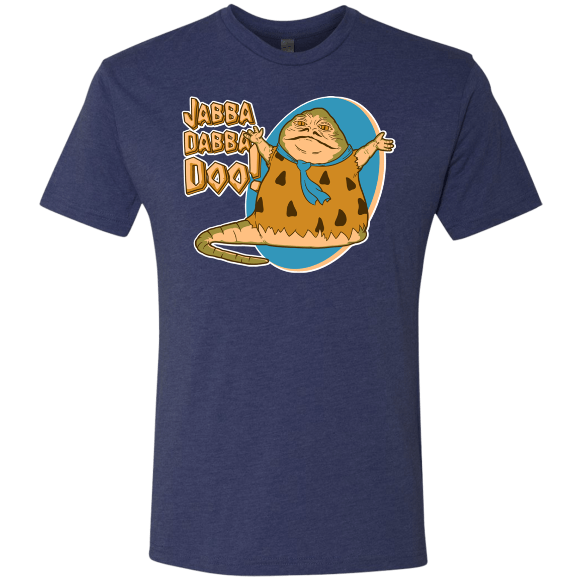 T-Shirts Vintage Navy / S Jabba Dabba Doo Men's Triblend T-Shirt