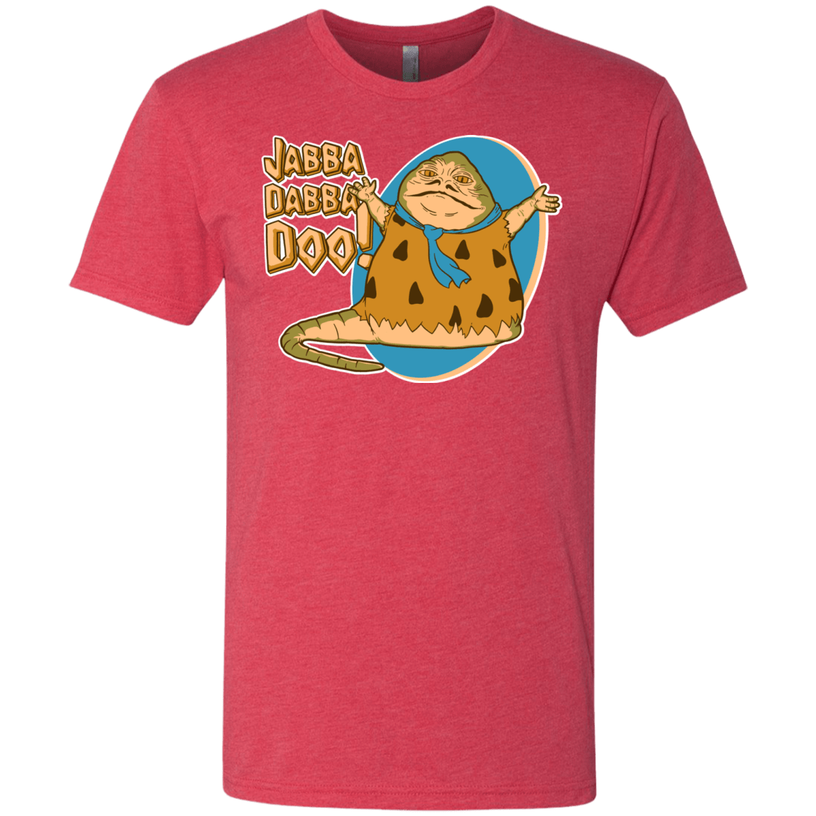 T-Shirts Vintage Red / S Jabba Dabba Doo Men's Triblend T-Shirt