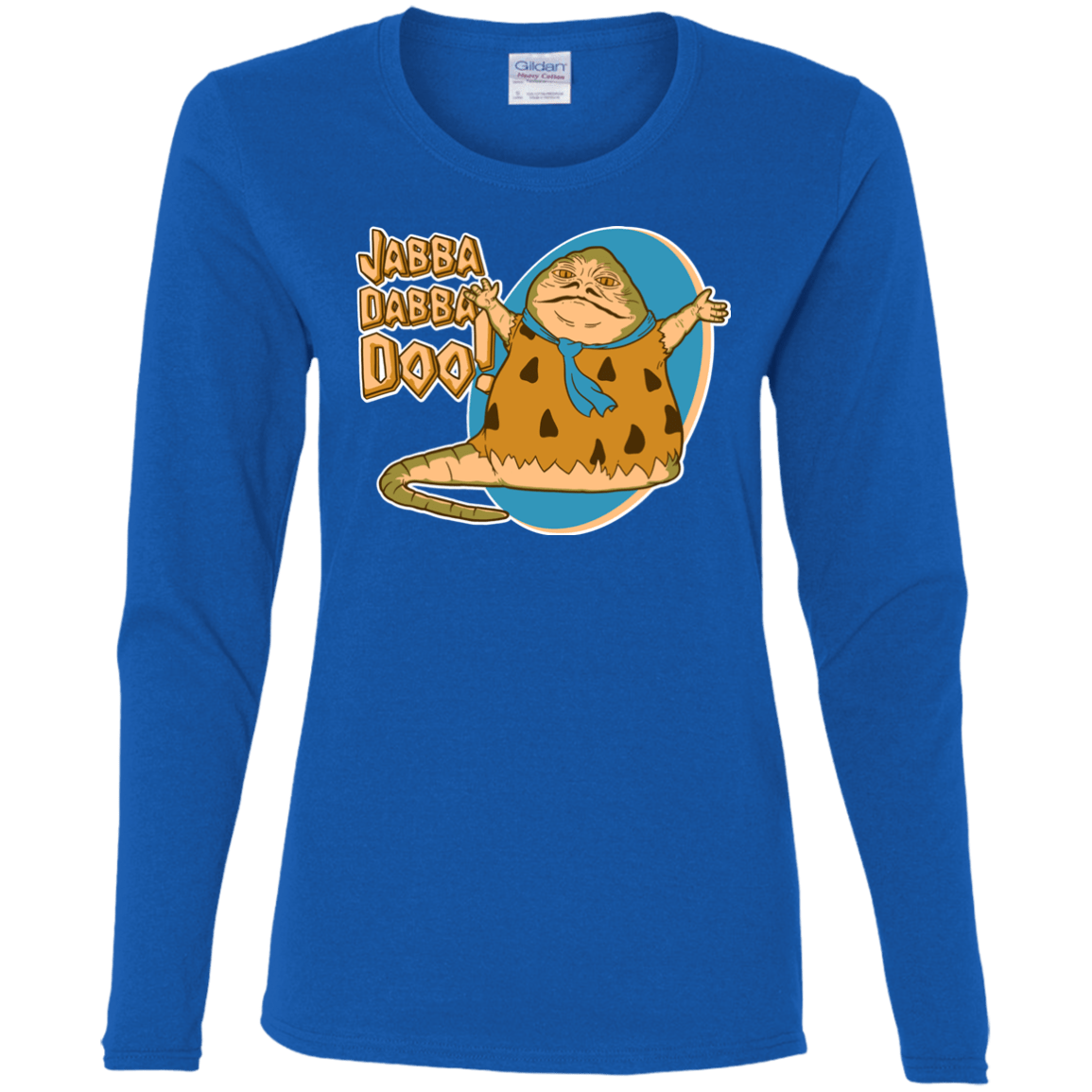 T-Shirts Royal / S Jabba Dabba Doo Women's Long Sleeve T-Shirt