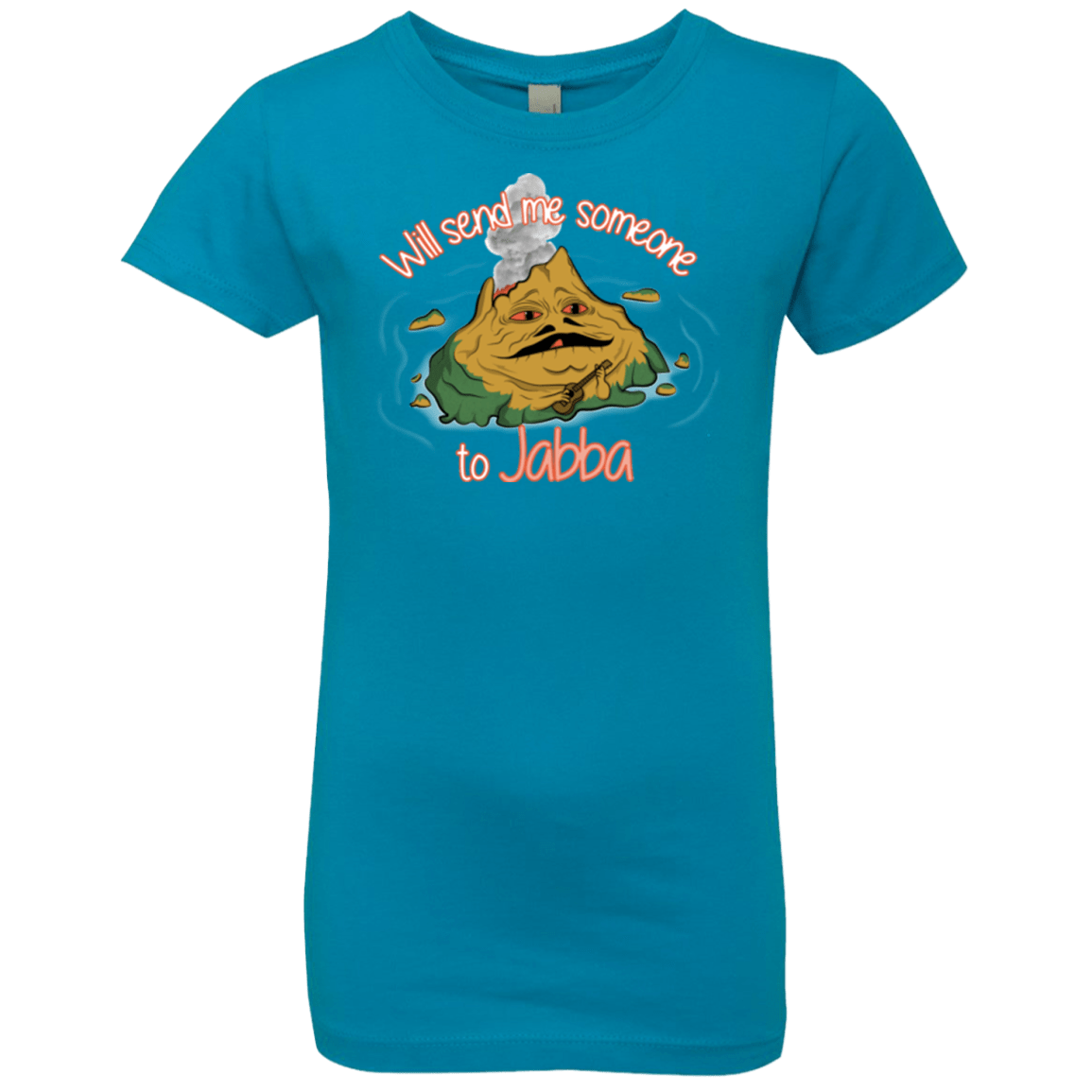 T-Shirts Turquoise / YXS Jabba Girls Premium T-Shirt