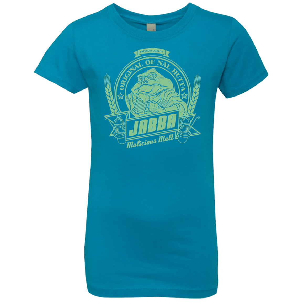 T-Shirts Turquoise / YXS Jabba Malt Girls Premium T-Shirt