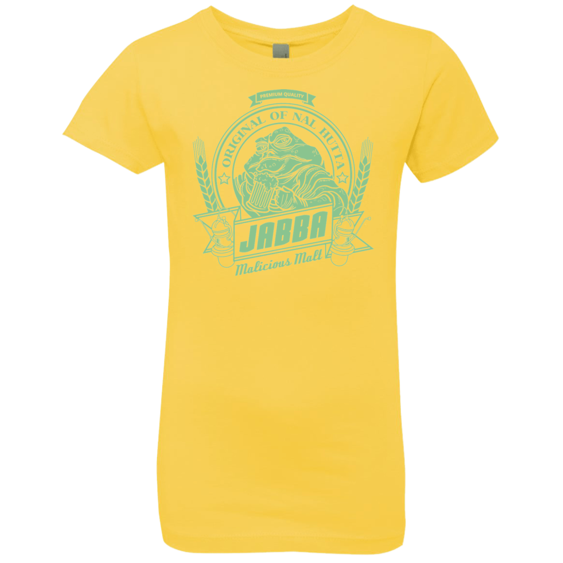 T-Shirts Vibrant Yellow / YXS Jabba Malt Girls Premium T-Shirt