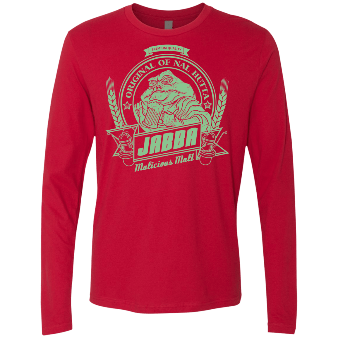 T-Shirts Red / S Jabba Malt Men's Premium Long Sleeve