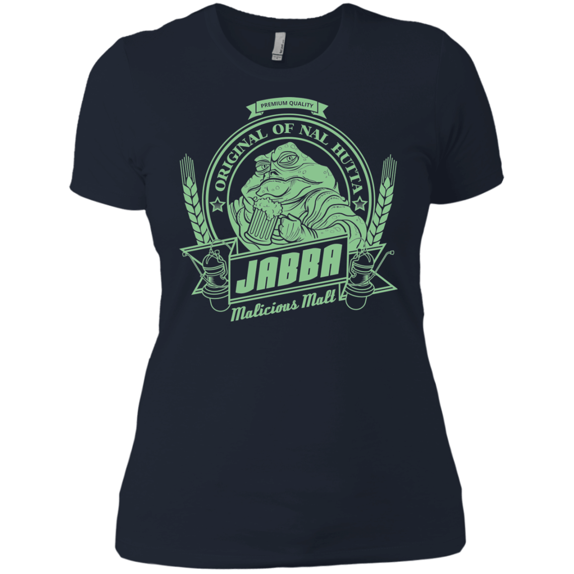 T-Shirts Midnight Navy / X-Small Jabba Malt Women's Premium T-Shirt