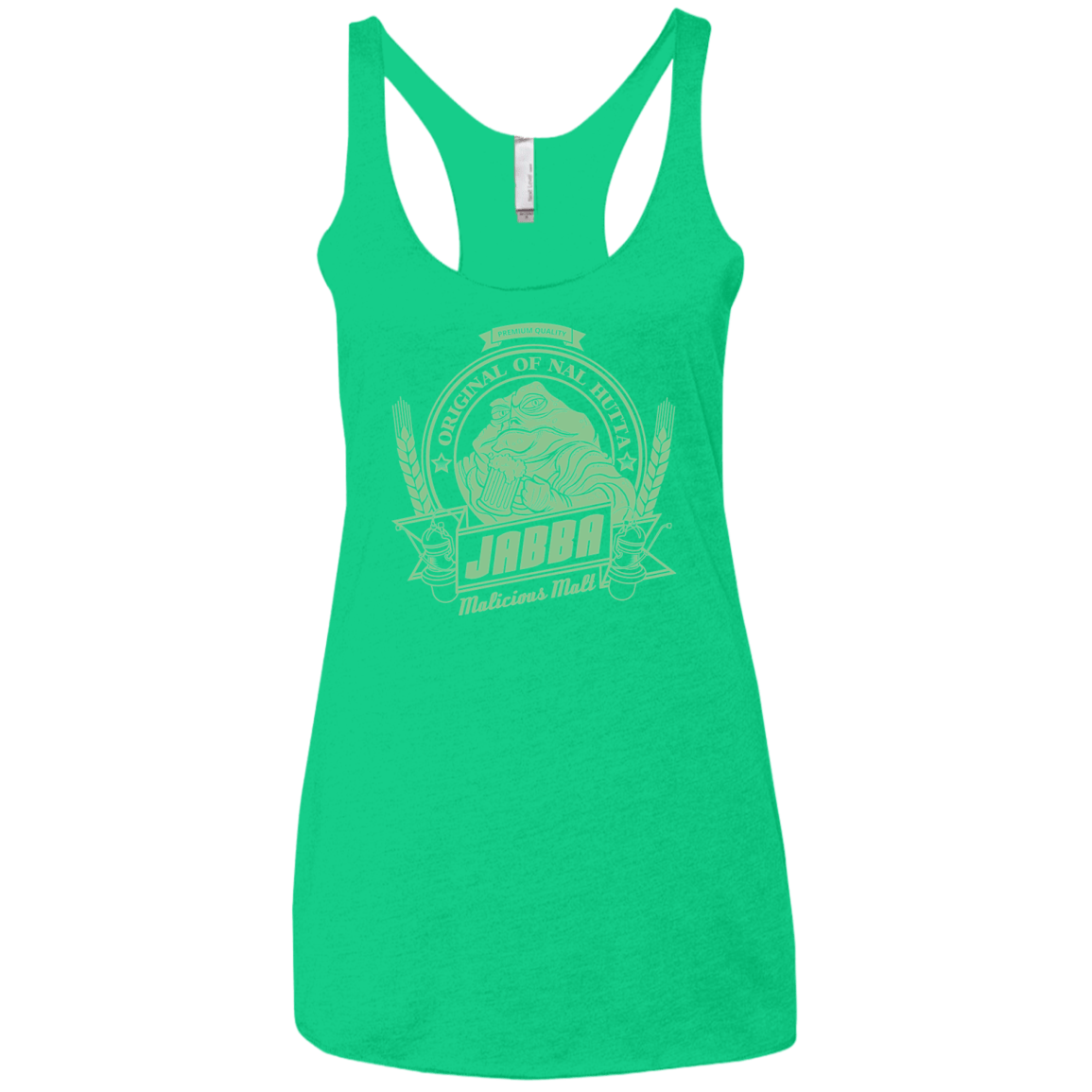 T-Shirts Envy / X-Small Jabba Malt Women's Triblend Racerback Tank