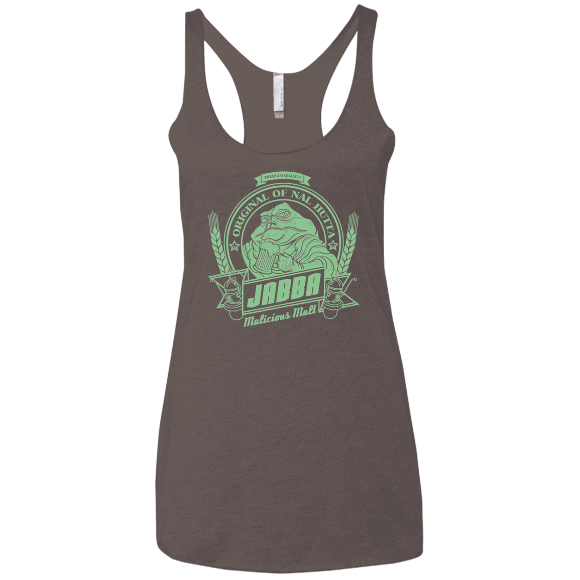 T-Shirts Macchiato / X-Small Jabba Malt Women's Triblend Racerback Tank