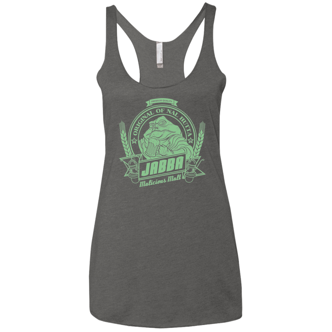 T-Shirts Premium Heather / X-Small Jabba Malt Women's Triblend Racerback Tank