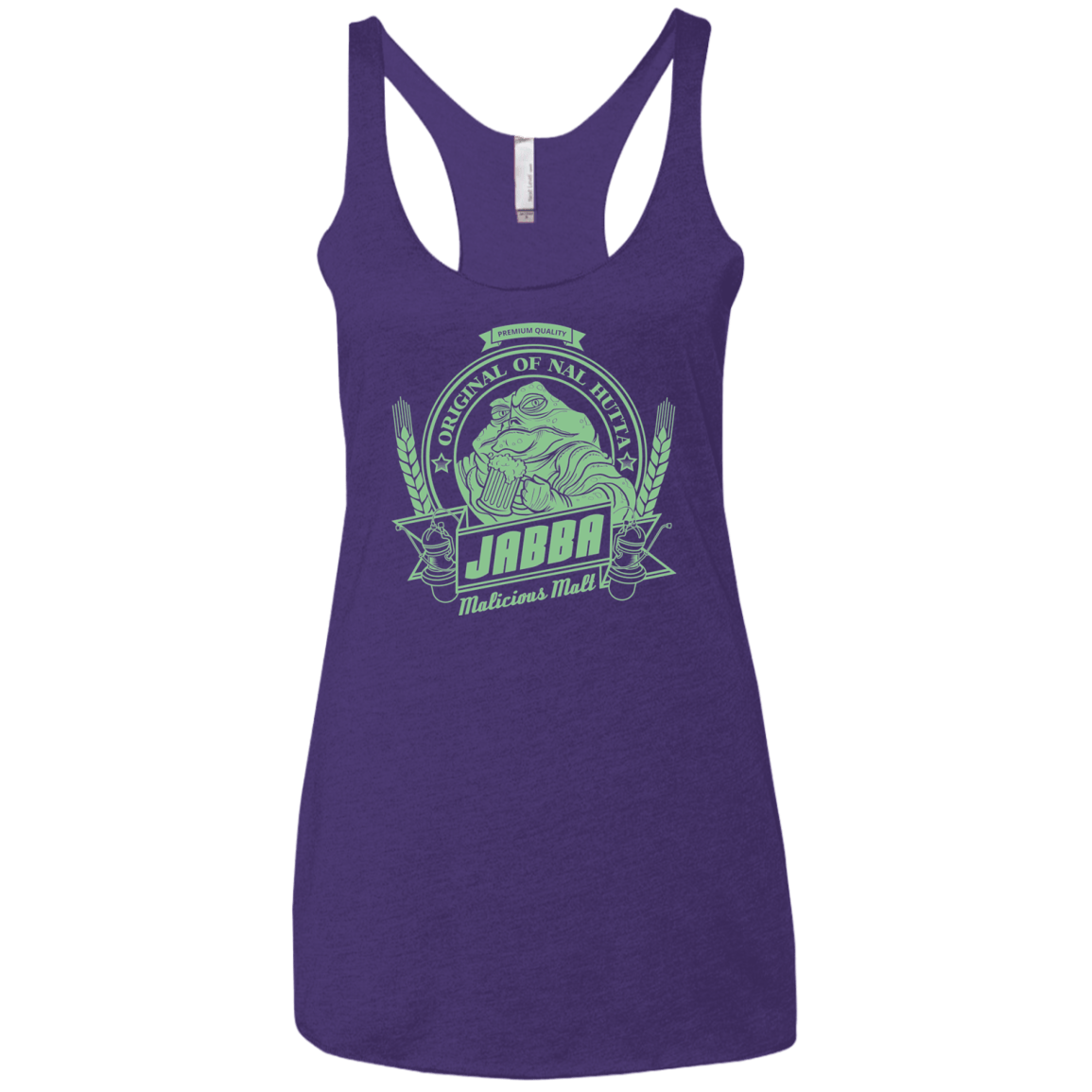 T-Shirts Purple Rush / X-Small Jabba Malt Women's Triblend Racerback Tank