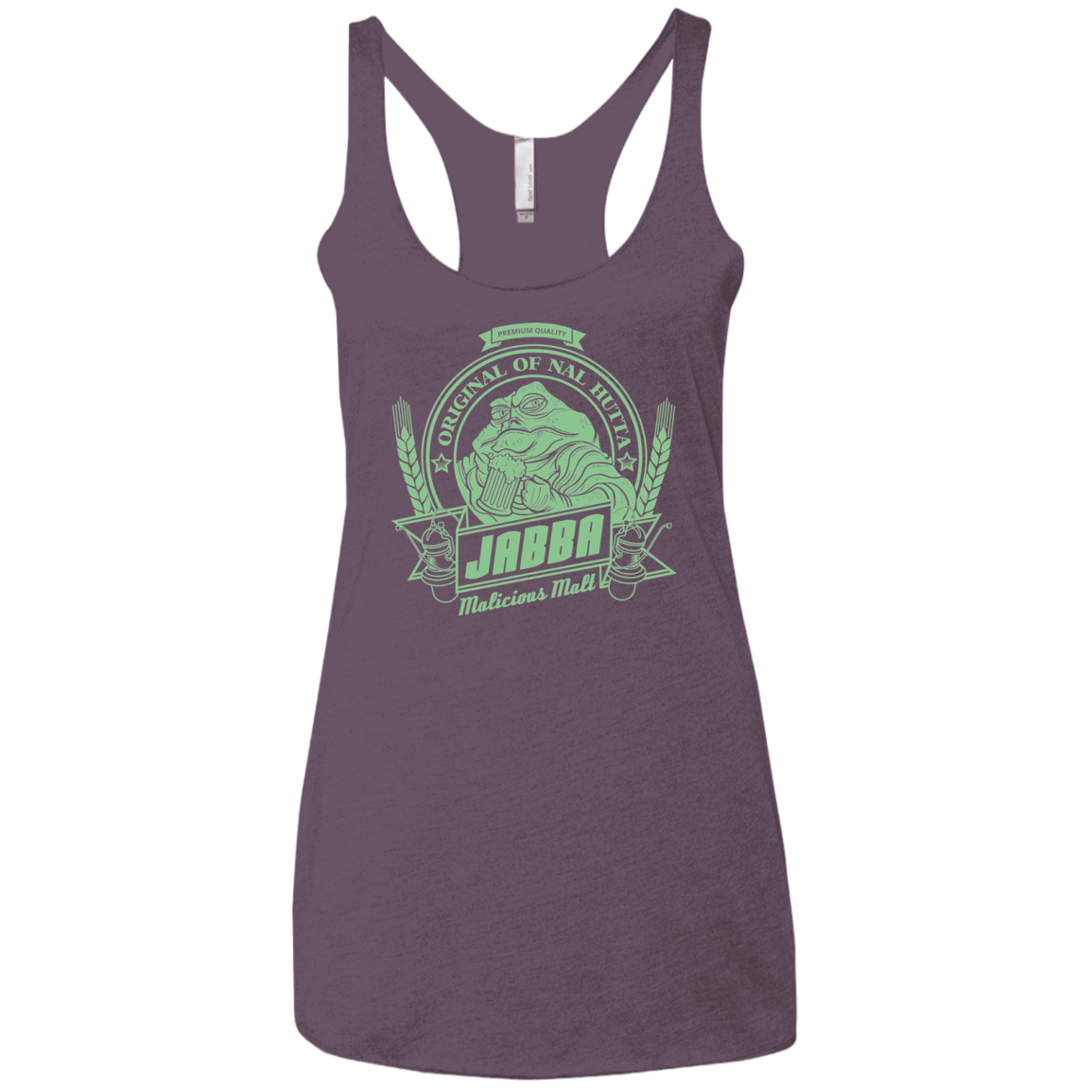 T-Shirts Vintage Purple / X-Small Jabba Malt Women's Triblend Racerback Tank