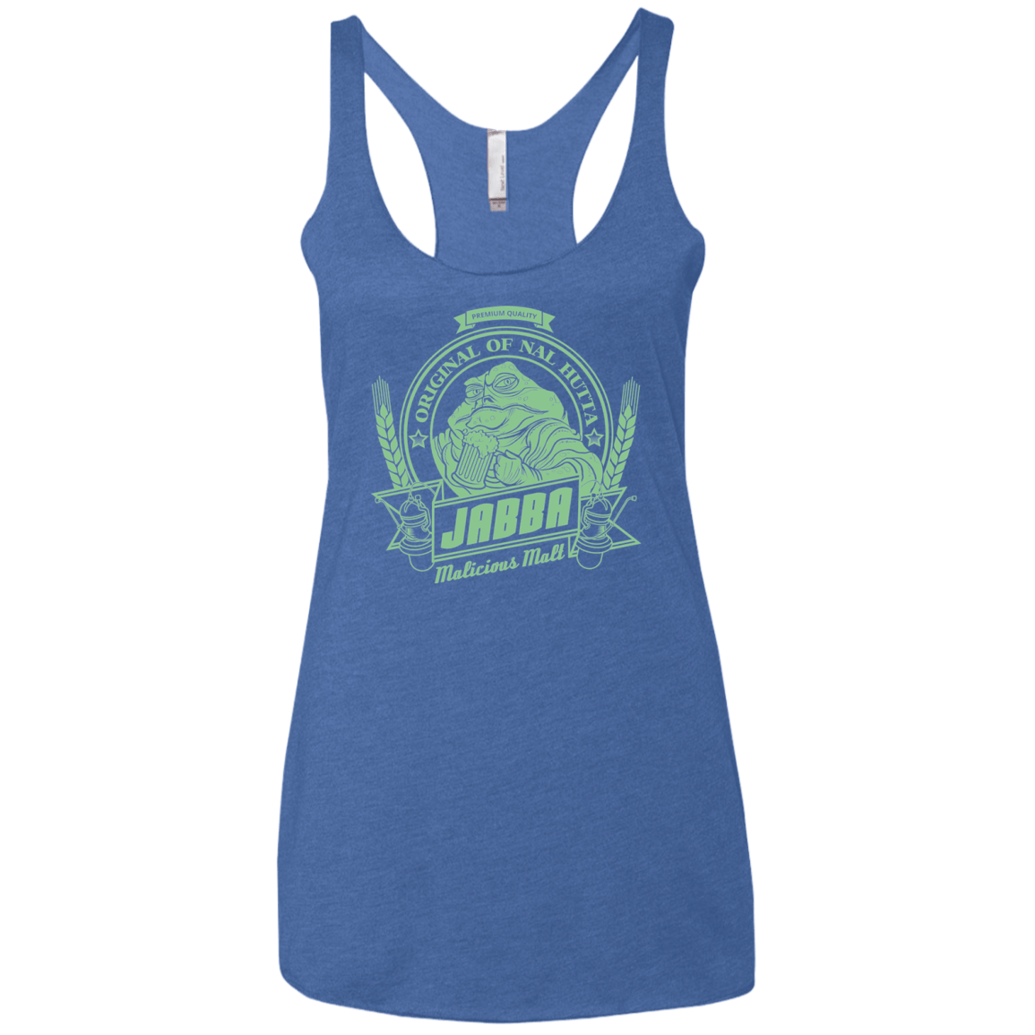 T-Shirts Vintage Royal / X-Small Jabba Malt Women's Triblend Racerback Tank