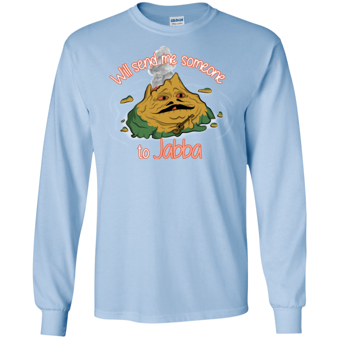 T-Shirts Light Blue / S Jabba Men's Long Sleeve T-Shirt