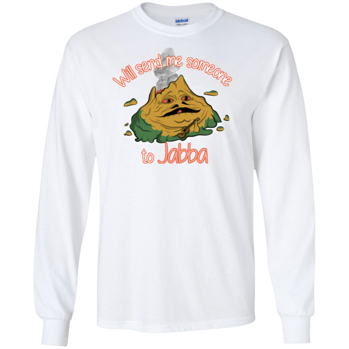 T-Shirts White / S Jabba Men's Long Sleeve T-Shirt